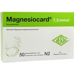 MAGNESIOCARD 7,5 mmol Brausetabletten MAGNESIOCARD 7,5 mmol Brausetabletten