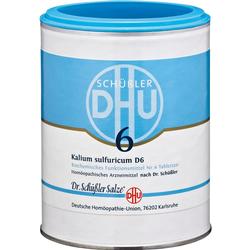 BIOCHEMIE DHU 6 Kalium sulfuricum D 6 Tabletten