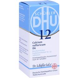 BIOCHEMIE DHU 12 Calcium sulfuricum D 6 Tabletten BIOCHEMIE DHU 12 Calcium sulfuricum D 6 Tabletten