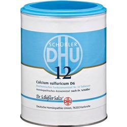 BIOCHEMIE DHU 12 Calcium sulfuricum D 6 Tabletten