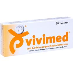 VIVIMED mit Coffein gegen Kopfschmerzen Tabletten VIVIMED mit Coffein gegen Kopfschmerzen Tabletten