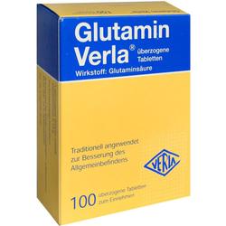 GLUTAMIN VERLA überzogene Tabletten GLUTAMIN VERLA überzogene Tabletten