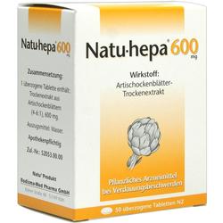 NATU HEPA 600 mg überzogene Tabletten