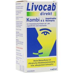LIVOCAB direkt Kombi 4 ml Augentr.+5 ml Nasenspray LIVOCAB direkt Kombi 4 ml Augentr.+5 ml Nasenspray