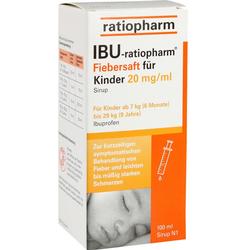 IBU-RATIOPHARM Fiebersaft für Kinder 20 mg/ml IBU-RATIOPHARM Fiebersaft für Kinder 20 mg/ml