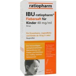 IBU-RATIOPHARM Fiebersaft für Kinder 40 mg/ml IBU-RATIOPHARM Fiebersaft für Kinder 40 mg/ml