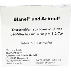 TESTSTREIFENHEFT z.Bestimmung d.Urin ph Wertes