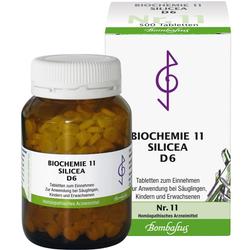 BIOCHEMIE 11 Silicea D 6 Tabletten BIOCHEMIE 11 Silicea D 6 Tabletten