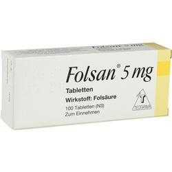 FOLSAN 5 mg Tabletten