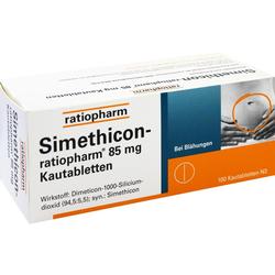 SIMETHICON-ratiopharm 85 mg Kautabletten SIMETHICON-ratiopharm 85 mg Kautabletten