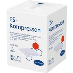 ES-KOMPRESSEN unsteril 10x10 cm 8fach