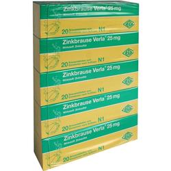 ZINKBRAUSE Verla 25 mg Brausetabletten ZINKBRAUSE Verla 25 mg Brausetabletten