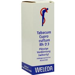 TABACUM CUPRO cultum Rh D 3 Dilution