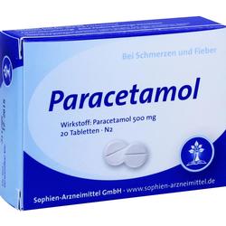 PARACETAMOL Sophien 500 Tabletten PARACETAMOL Sophien 500 Tabletten