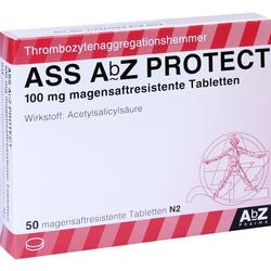ASS AbZ PROTECT 100 mg magensaftresist.Tabl. ASS AbZ PROTECT 100 mg magensaftresist.Tabl.