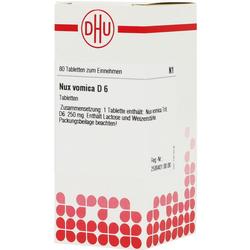 NUX VOMICA D 6 Tabletten NUX VOMICA D 6 Tabletten