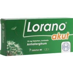 LORANO akut Tabletten LORANO akut Tabletten