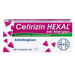 CETIRIZIN HEXAL Filmtabletten bei Allergien