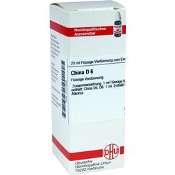 CHINA D 6 Dilution CHINA D 6 Dilution