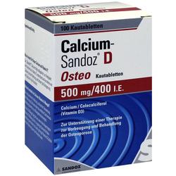 CALCIUM SANDOZ D Osteo 500 mg/400 I.E. Kautabl.