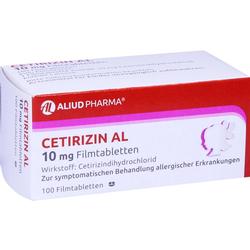CETIRIZIN AL 10 mg Filmtabletten CETIRIZIN AL 10 mg Filmtabletten