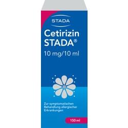 CETIRIZIN STADA Saft 10 mg/10 ml CETIRIZIN STADA Saft 10 mg/10 ml