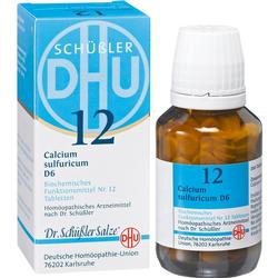 BIOCHEMIE DHU 12 Calcium sulfuricum D 6 Tabletten BIOCHEMIE DHU 12 Calcium sulfuricum D 6 Tabletten
