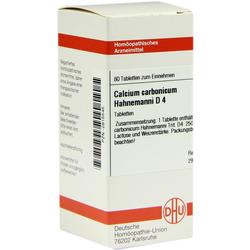 CALCIUM CARBONICUM Hahnemanni D 4 Tabletten CALCIUM CARBONICUM Hahnemanni D 4 Tabletten