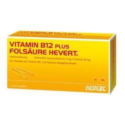 VITAMIN B12 PLUS Folsäure Hevert a 2 ml Ampullen VITAMIN B12 PLUS Folsäure Hevert a 2 ml Ampullen