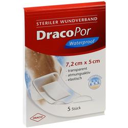 DRACOPOR waterproof Wundverband 5x7,2 cm steril DRACOPOR waterproof Wundverband 5x7,2 cm steril