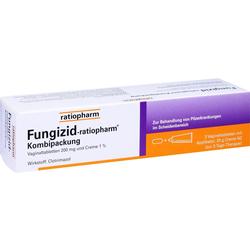 FUNGIZID-ratiopharm 3 Vag.-Tbl.+ 20g Creme FUNGIZID-ratiopharm 3 Vag.-Tbl.+ 20g Creme