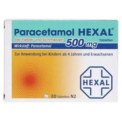 PARACETAMOL 500 mg HEXAL b.Fieber u.Schmerzen Tab.