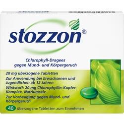 STOZZON Chlorophyll überzogene Tabletten STOZZON Chlorophyll überzogene Tabletten