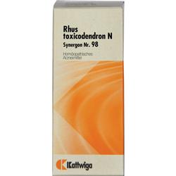 SYNERGON KOMPLEX 98 Rhus toxicodendron N Tropfen SYNERGON KOMPLEX 98 Rhus toxicodendron N Tropfen