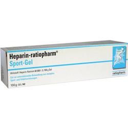 HEPARIN-RATIOPHARM Sport Gel HEPARIN-RATIOPHARM Sport Gel