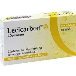 LECICARBON E CO2 Laxans Erwachsenensuppositorien LECICARBON E CO2 Laxans Erwachsenensuppositorien