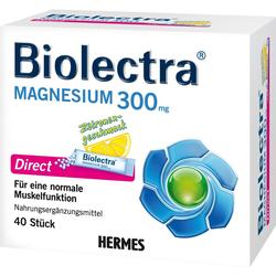 BIOLECTRA Magnesium 300 mg Direct Zitrone Sticks