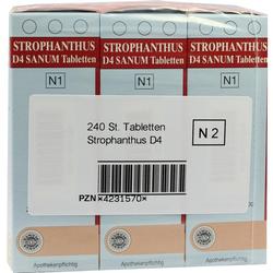 STROPHANTHUS D 4 Sanum Tabletten STROPHANTHUS D 4 Sanum Tabletten