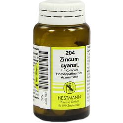ZINCUM CYANATUM F Komplex Nr.204 Tabletten ZINCUM CYANATUM F Komplex Nr.204 Tabletten