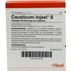 CAUSTICUM INJEEL S Ampullen CAUSTICUM INJEEL S Ampullen