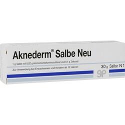 AKNEDERM Salbe Neu AKNEDERM Salbe Neu