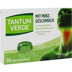 TANTUM VERDE 3 mg Lutschtabl.m.Minzgeschmack TANTUM VERDE 3 mg Lutschtabl.m.Minzgeschmack