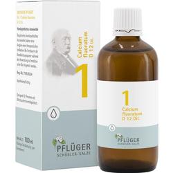 BIOCHEMIE Pflüger 1 Calcium fluoratum D 12 Tropfen BIOCHEMIE Pflüger 1 Calcium fluoratum D 12 Tropfen