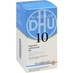 BIOCHEMIE DHU 10 Natrium sulfuricum D 6 Tabletten BIOCHEMIE DHU 10 Natrium sulfuricum D 6 Tabletten
