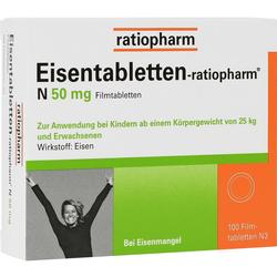 EISENTABLETTEN-ratiopharm N 50 mg Filmtabletten EISENTABLETTEN-ratiopharm N 50 mg Filmtabletten