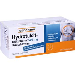 HYDROTALCIT-ratiopharm 500 mg Kautabletten HYDROTALCIT-ratiopharm 500 mg Kautabletten