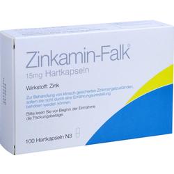 ZINKAMIN Falk 15 mg Hartkapseln ZINKAMIN Falk 15 mg Hartkapseln