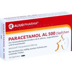 PARACETAMOL AL 500 Suppositorien PARACETAMOL AL 500 Suppositorien