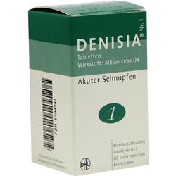DENISIA 1 Schnupfen Tabletten DENISIA 1 Schnupfen Tabletten