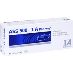 ASS 500-1A Pharma Tabletten ASS 500-1A Pharma Tabletten